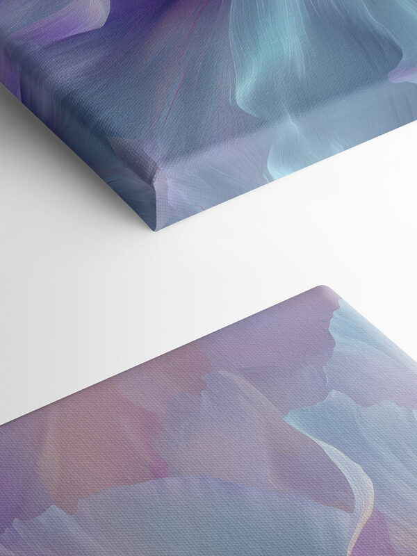 Soft petals in pastel hues, enchanting