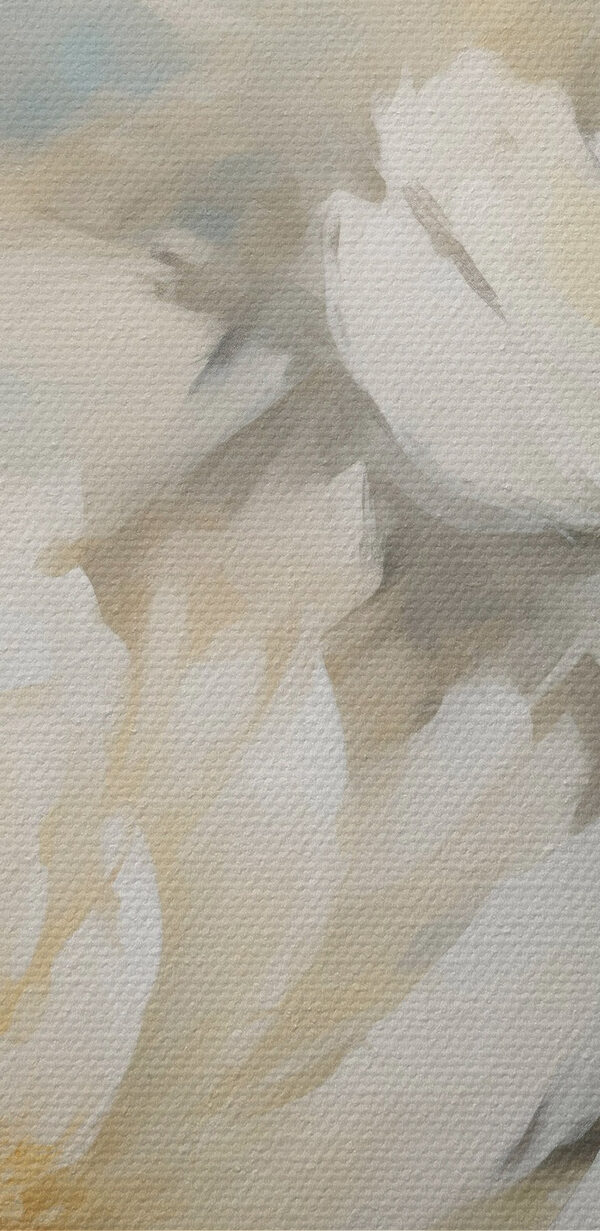 Painting of white flowers