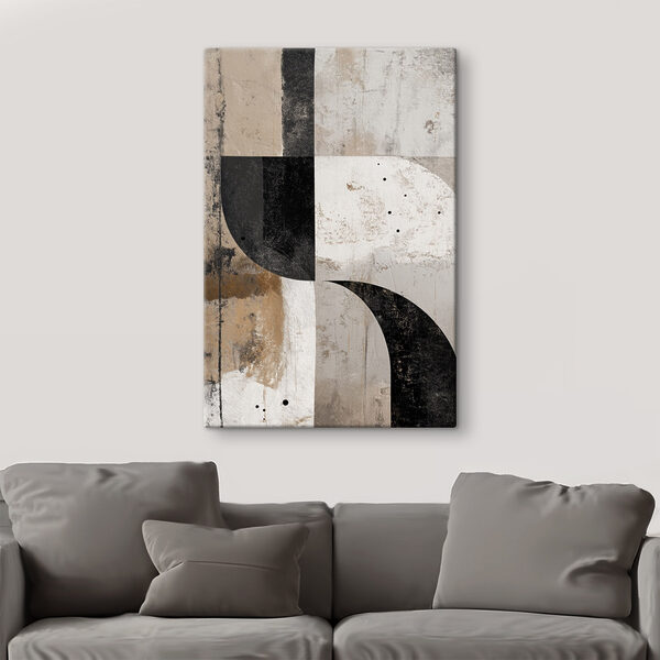 Black and white art piece