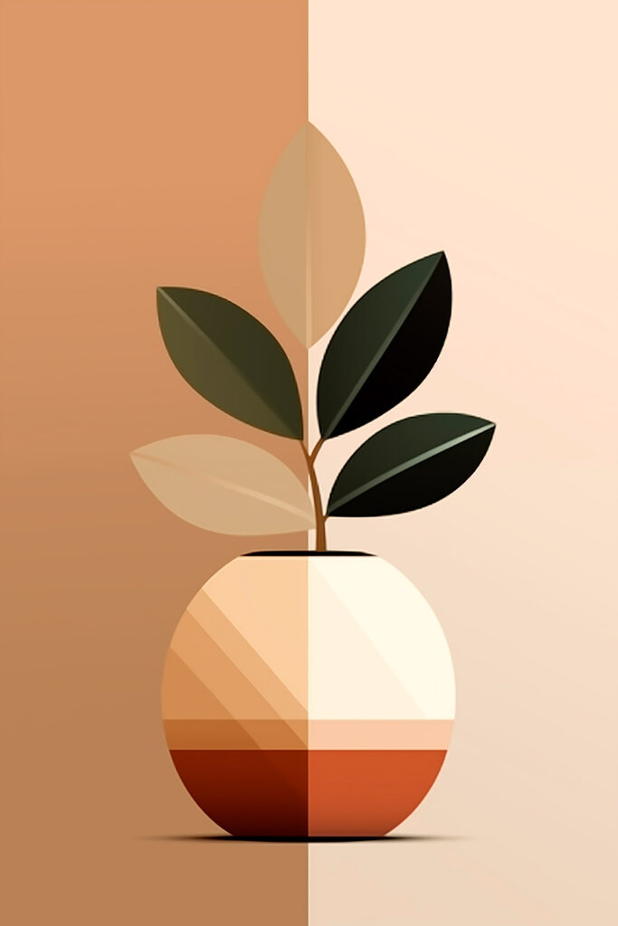 Plant in a pot Plant in a pot