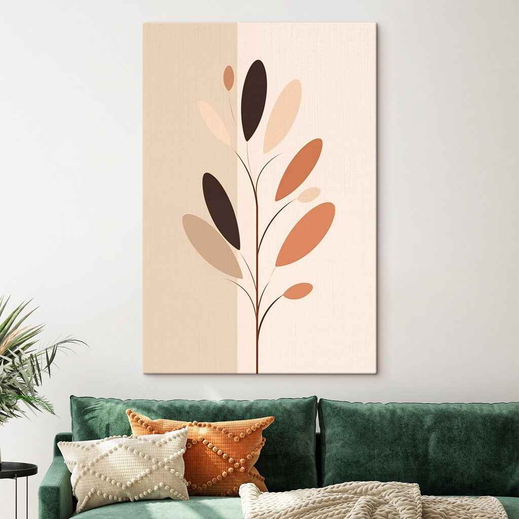 Plant with brown and black leaves