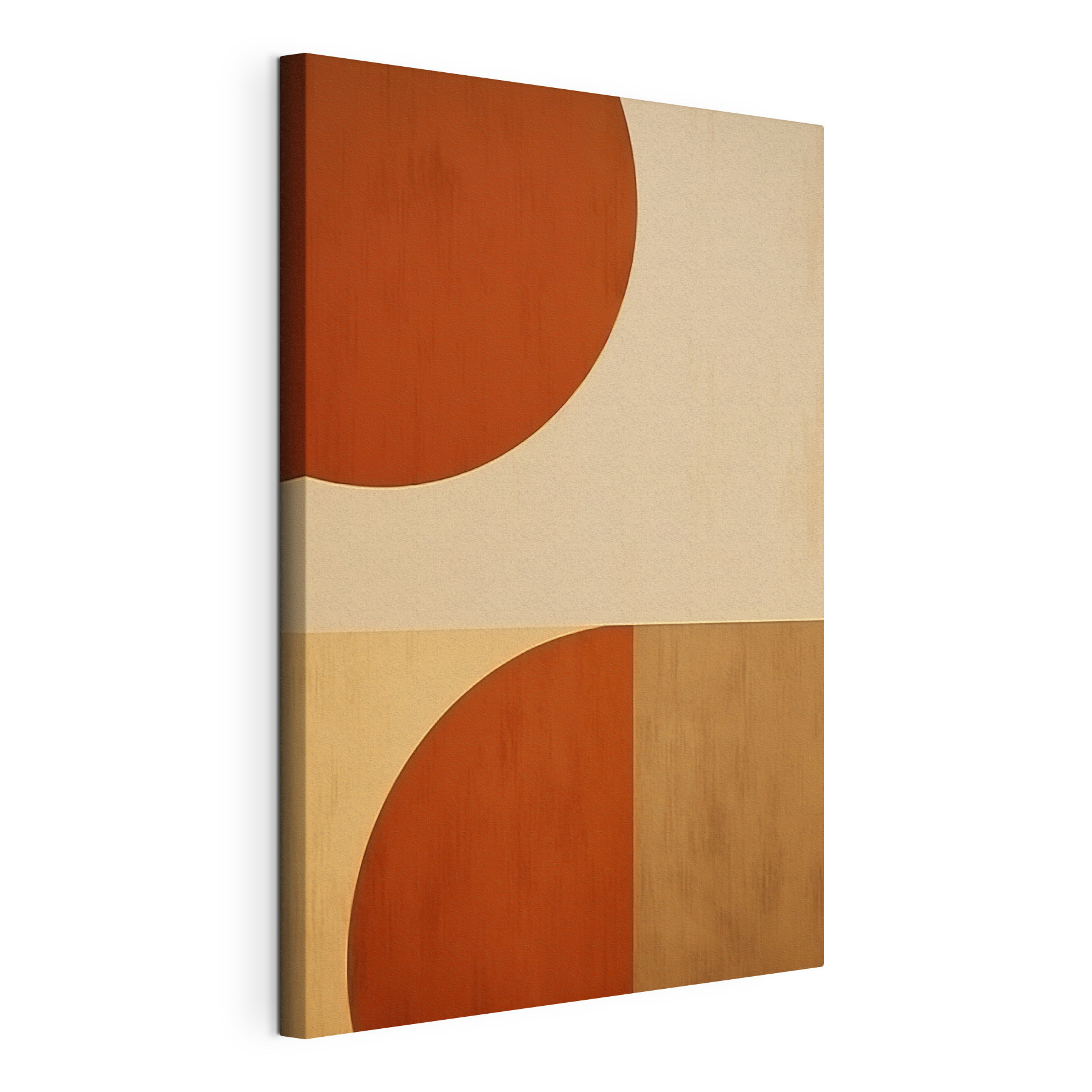 Simple shapes in warm tones Simple shapes in warm tones