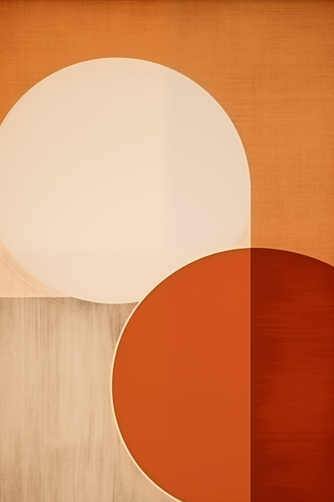 Soft curves and warm tones unite