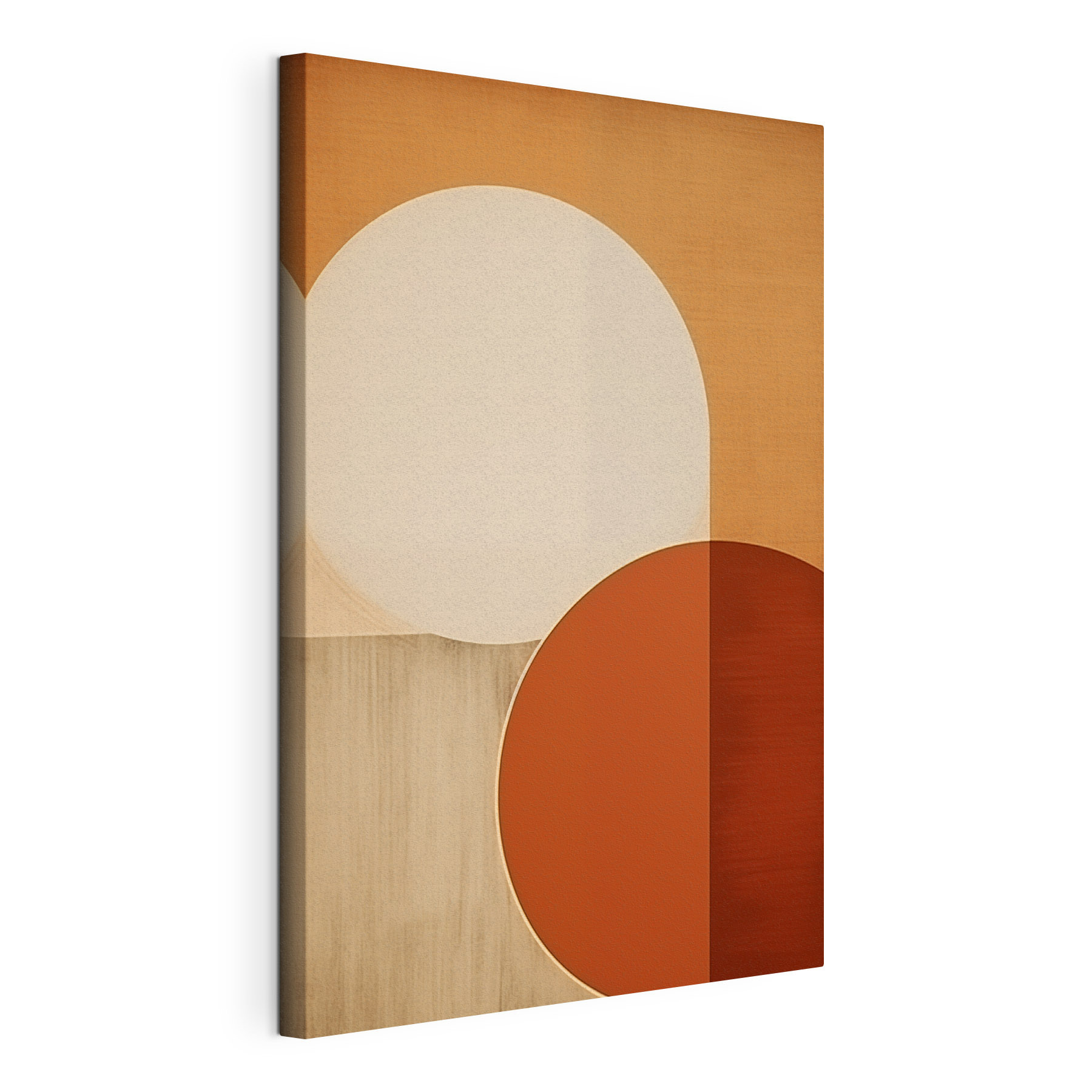 Soft curves and warm tones unite