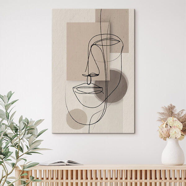 Drawing of a face