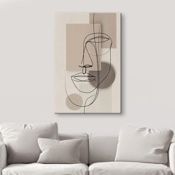 Drawing of a face