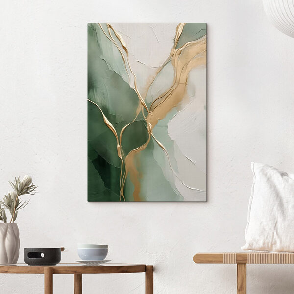 Abstract flow of natural colors