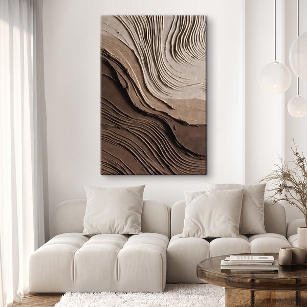 Soft, wavy texture in neutral hues Soft, wavy texture in neutral hues