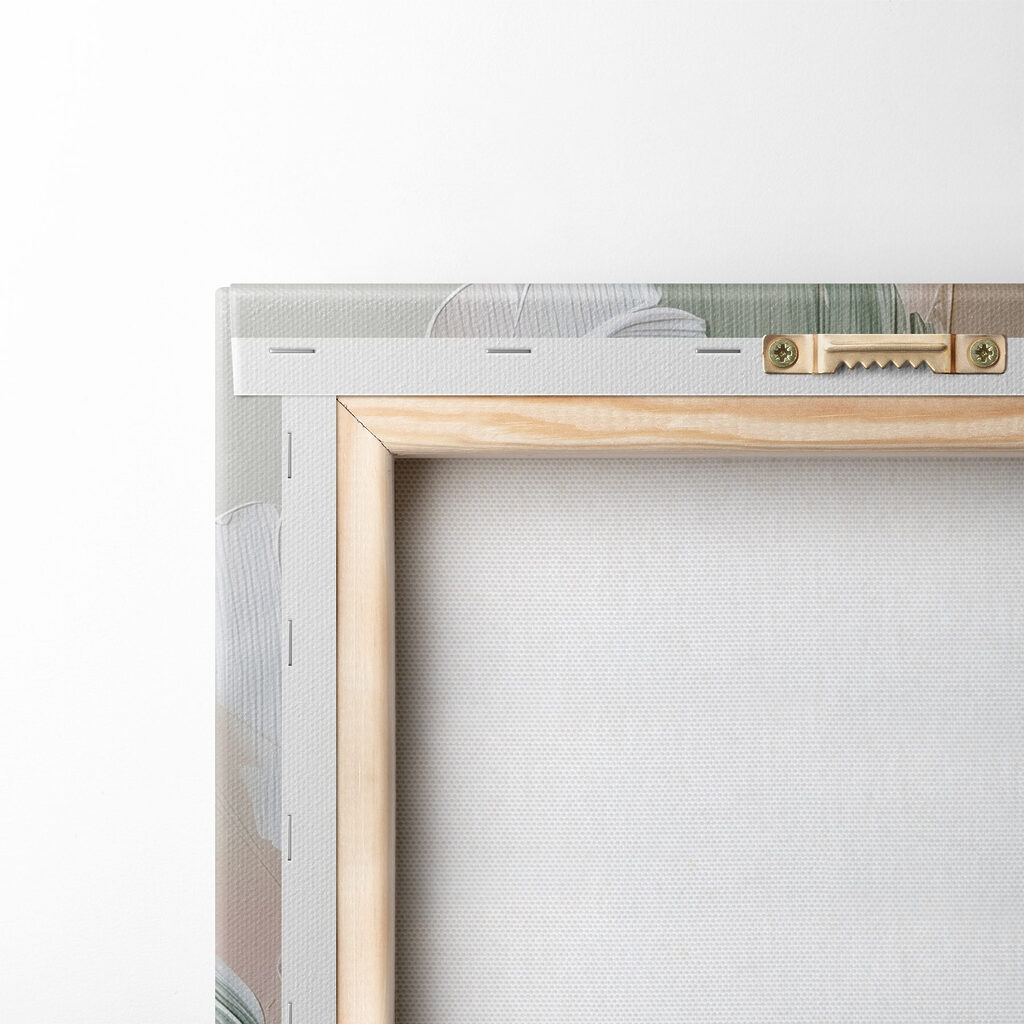 Delicate floral abstraction in soft hues