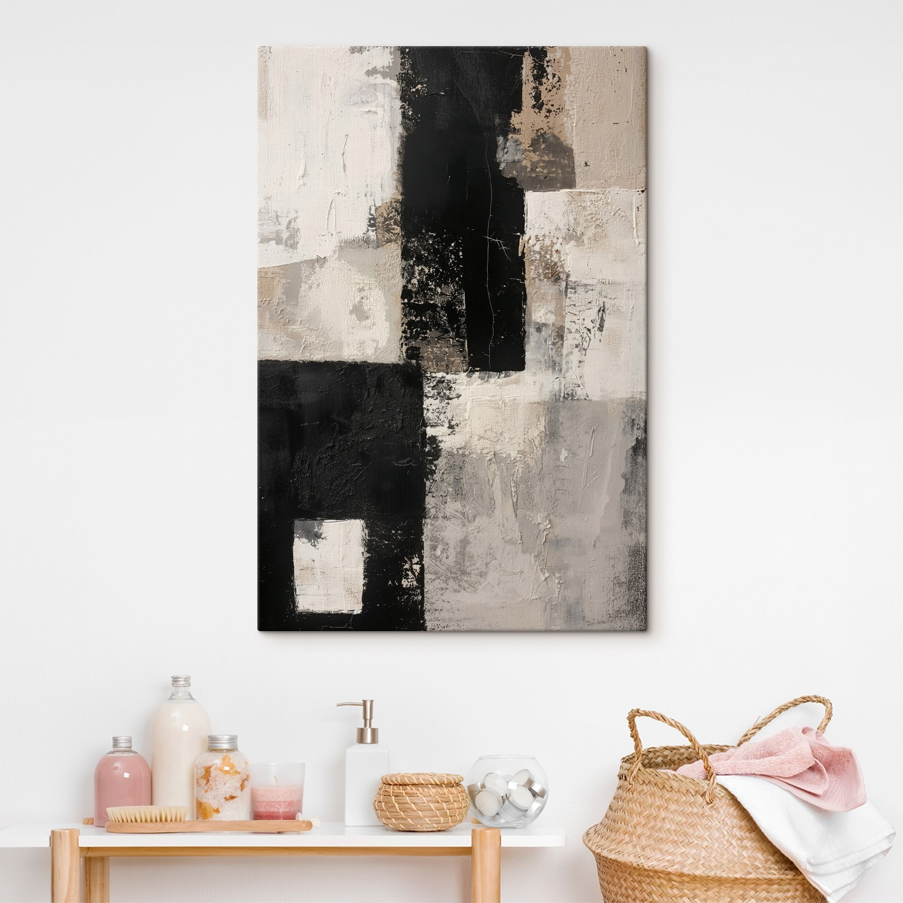 Black and white painting