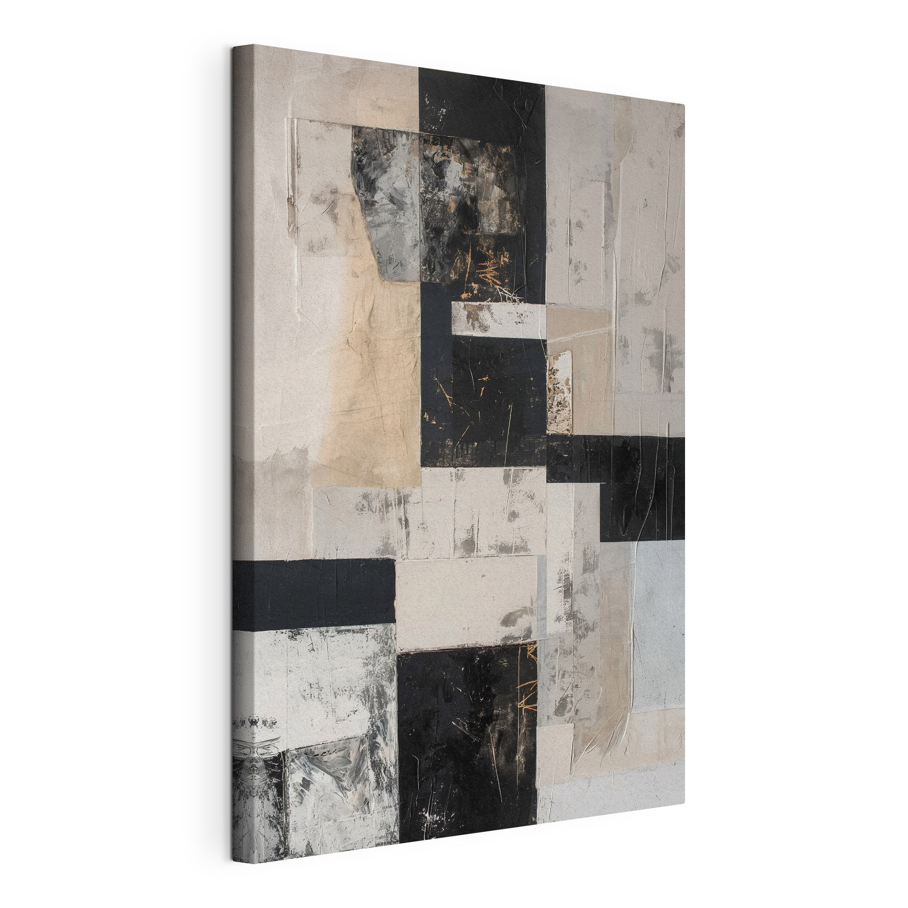 Black and white art piece