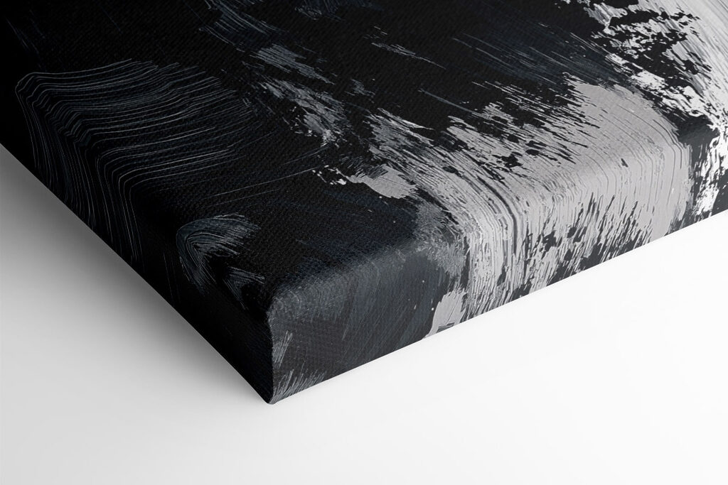 Black and white paint