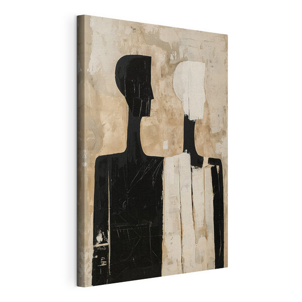 Canvas Schilderijen Canvas Schilderijen Schilderij van twee personen (Artikelnummer: s46050)