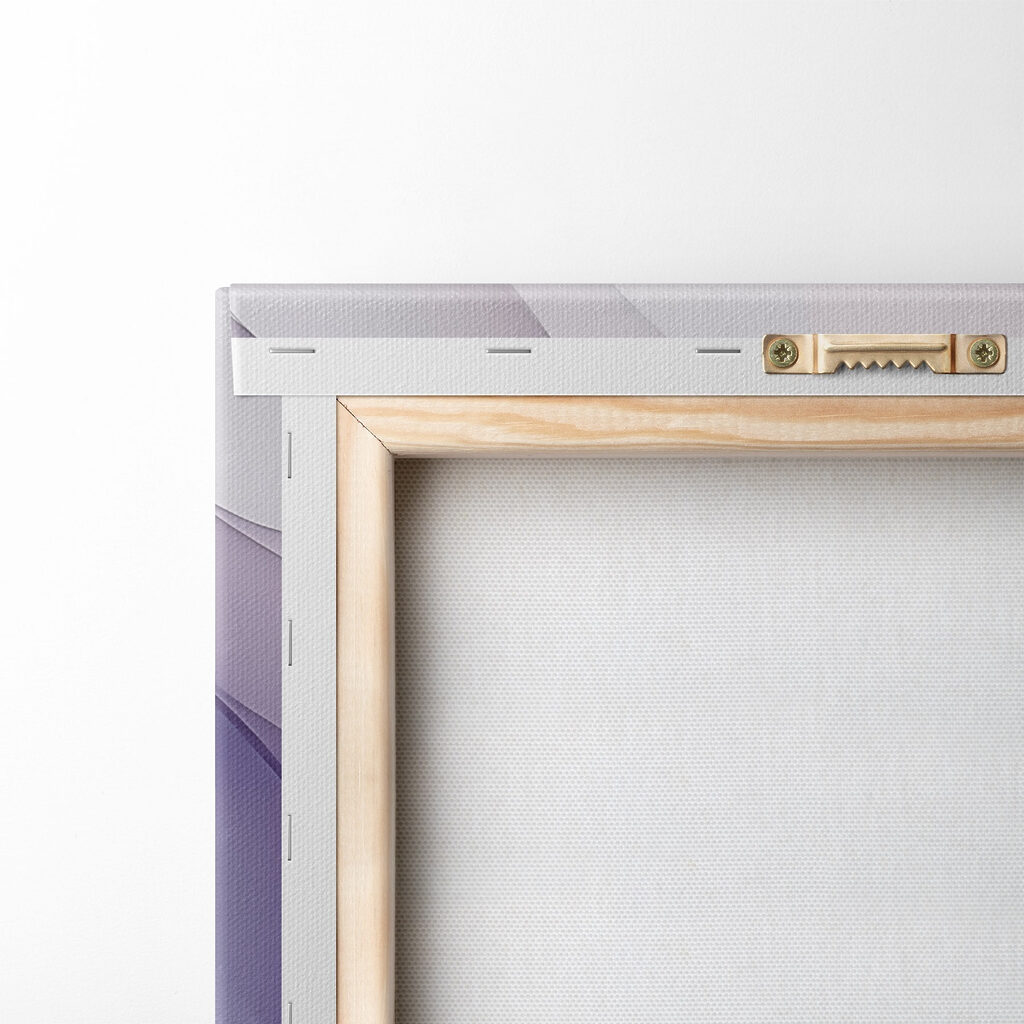 Purple and white wavy lines