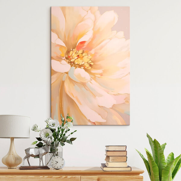 Canvas Schilderijen Canvas Schilderijen Schilderij van een bloem (Artikelnummer: s46424)