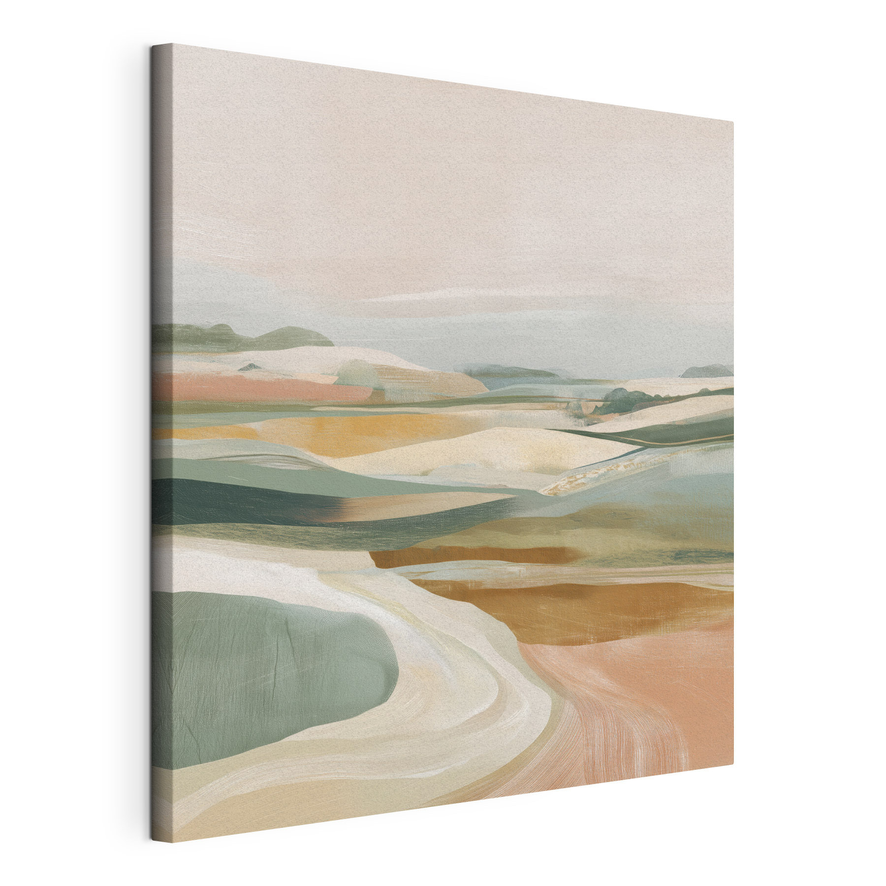 Landscape with hills and hills