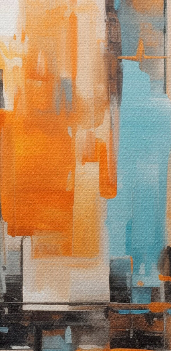 Painting of a city