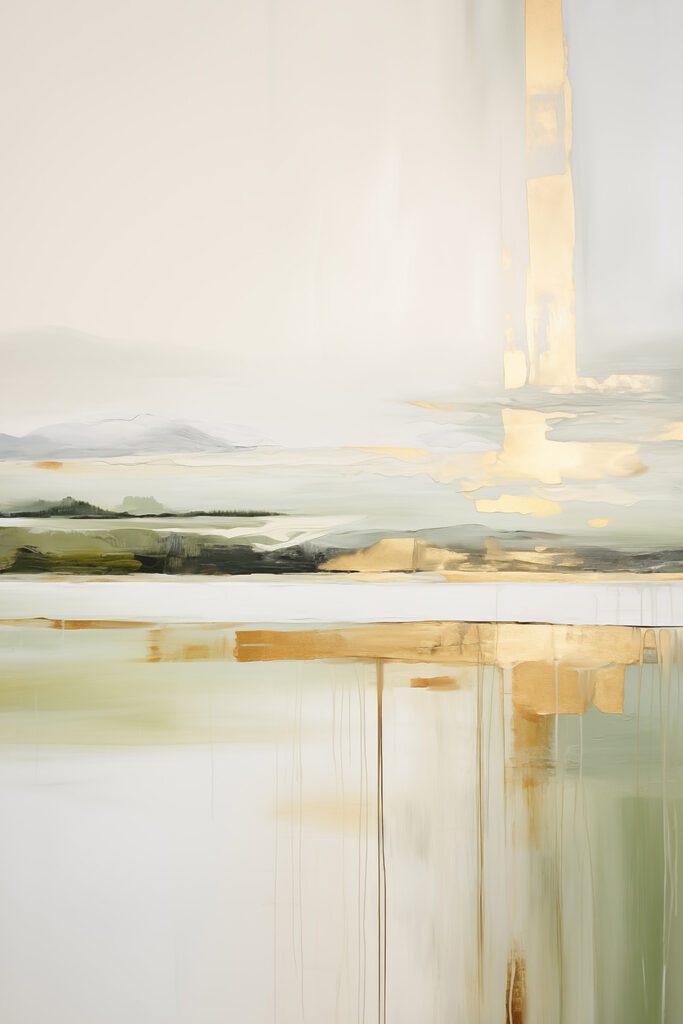 Painting of a landscape Painting of a landscape