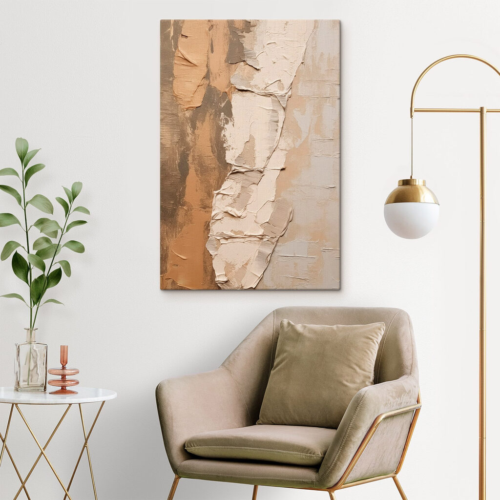 Organic layers of soft hues
