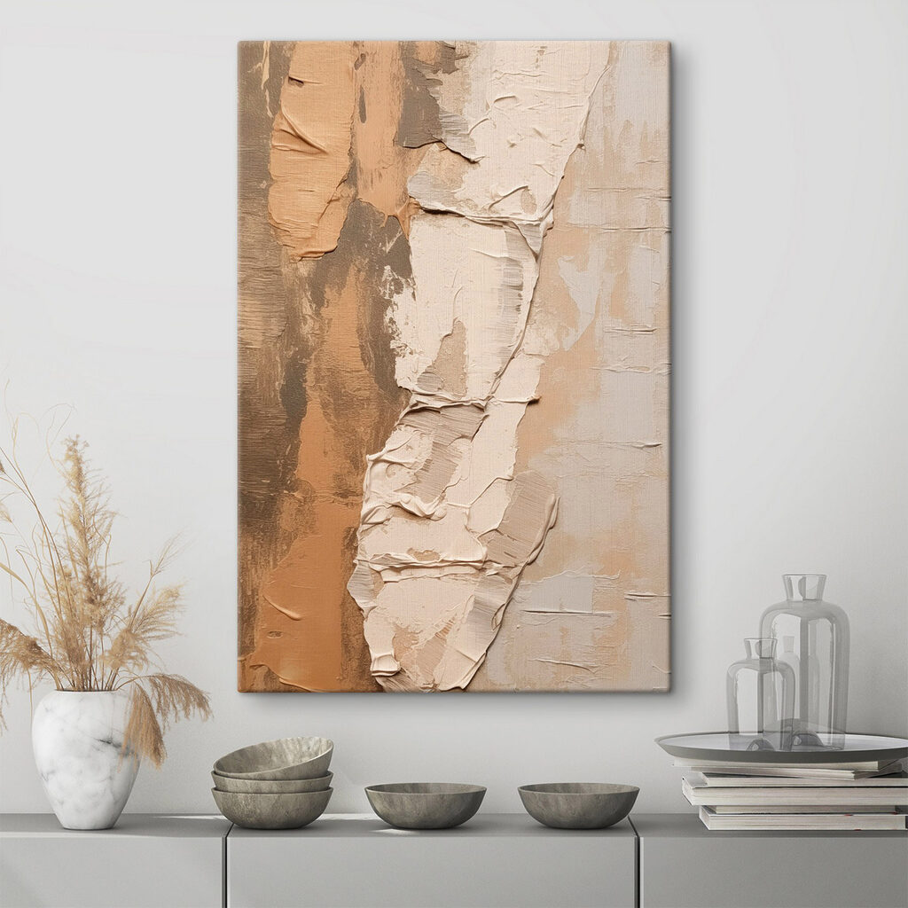 Organic layers of soft hues