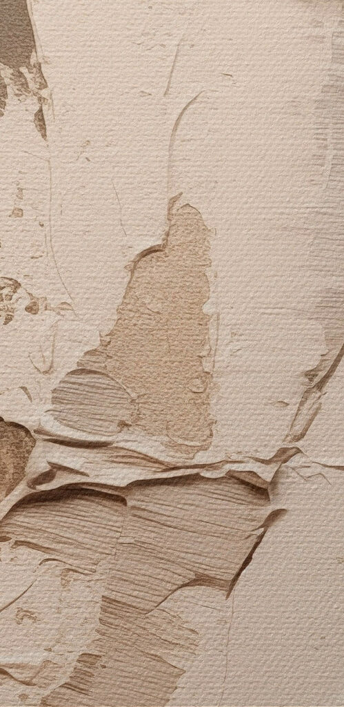 Organic layers of soft hues