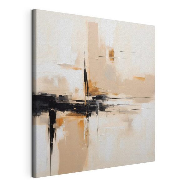 Canvas Schilderijen Schilderij van een zwart-wit schilderij (Artikelnummer: s46326) Canvas Schilderijen Canvas Schilderijen Schilderij van een zwart-wit schilderij (Artikelnummer: s46326)