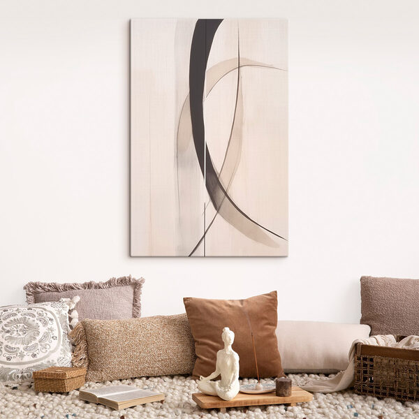 Black and white art piece