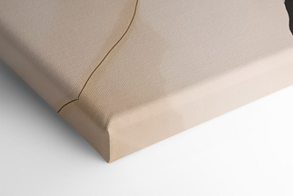 White and black background