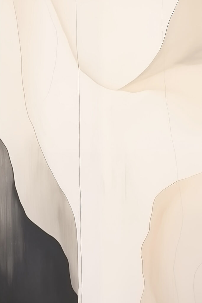 White and black wall