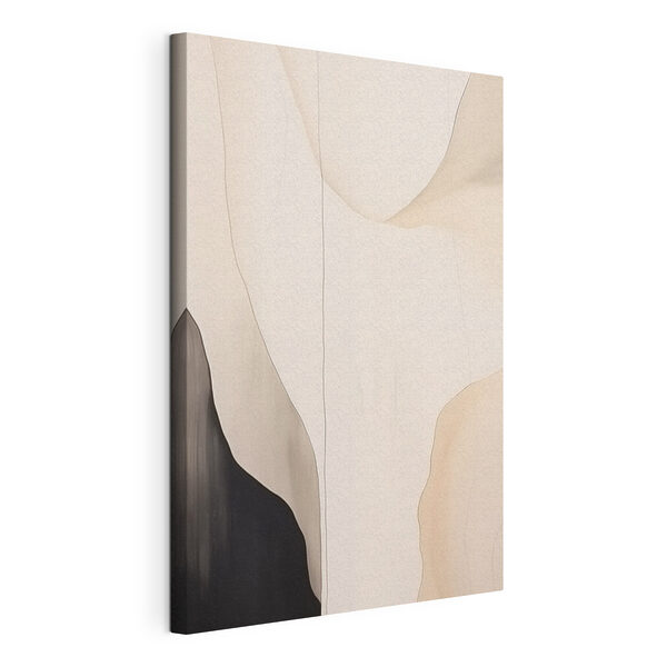 Canvas Schilderijen Canvas Schilderijen Witte en zwarte muur (Artikelnummer: s46471)