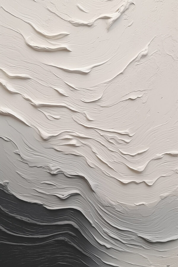 White and black wall
