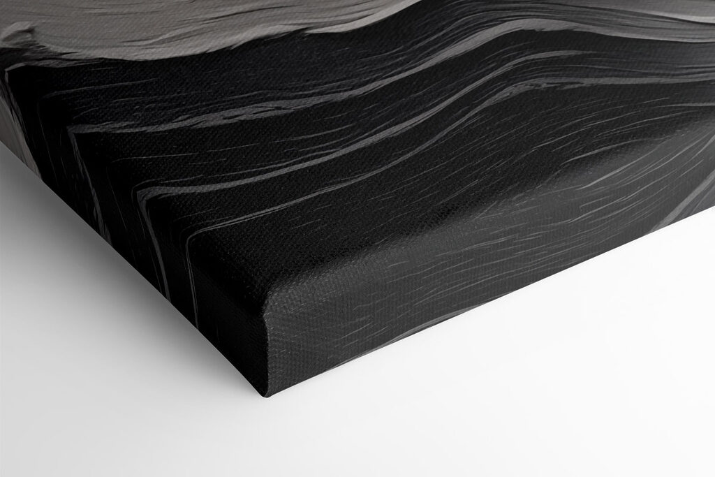 White and black wall