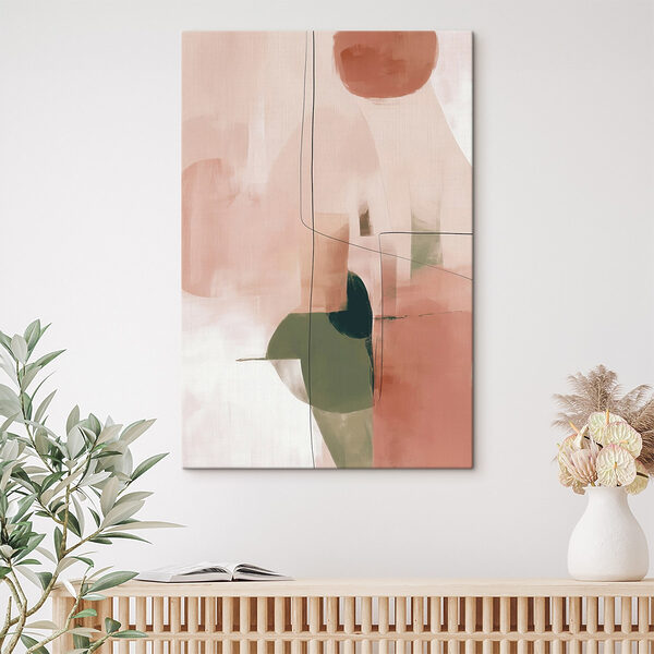 Canvas Schilderijen Schilderij van een vrouw