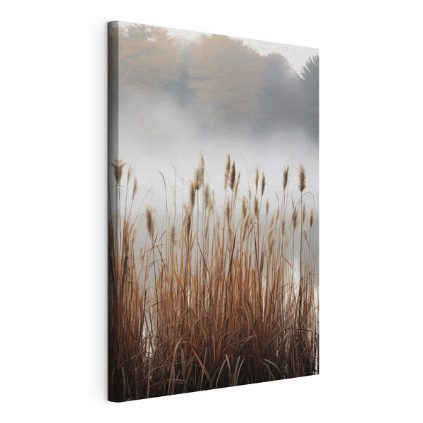 Canvas Schilderijen Hoog gras met mist op de achtergrond (Artikelnummer: s46696) Canvas Schilderijen Canvas Schilderijen Hoog gras met mist op de achtergrond (Artikelnummer: s46696)