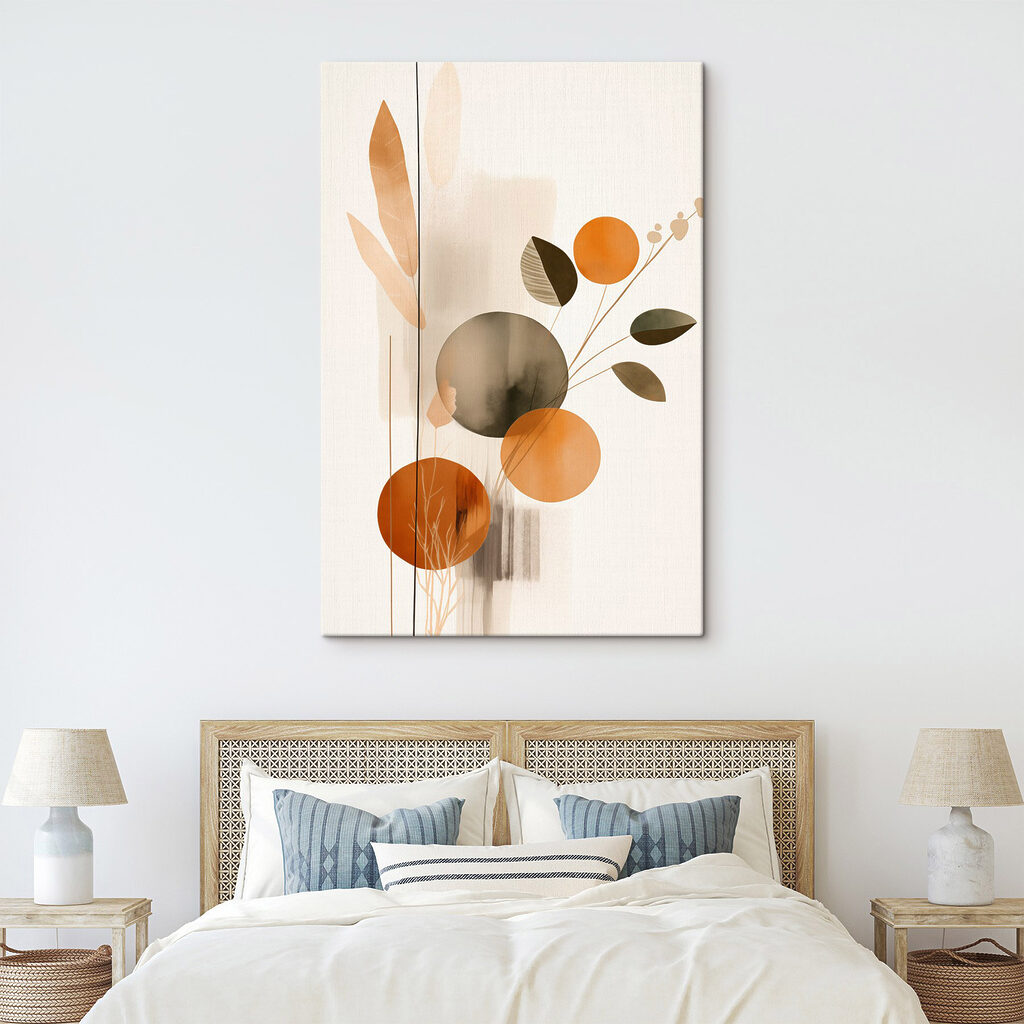 - Soft hues and botanical shapes unite - Soft hues and botanical shapes unite