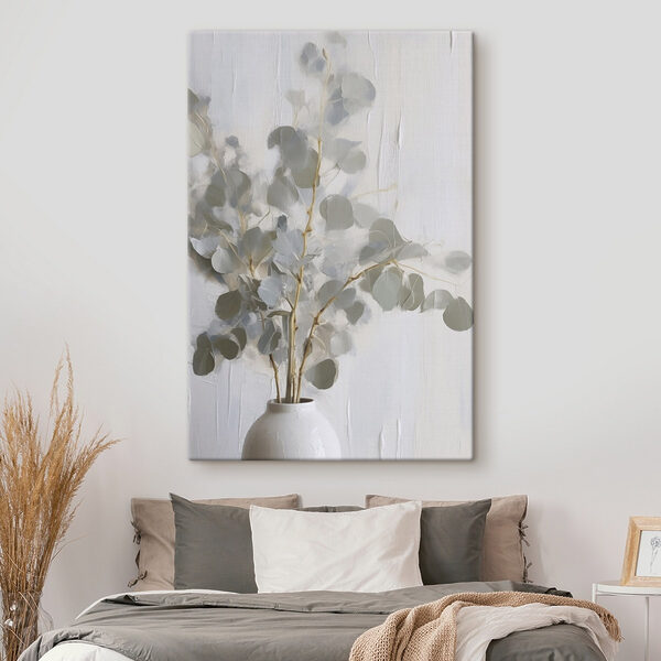 Canvas Schilderijen Canvas Schilderijen Plant met bladeren eraan (Artikelnummer: s46719)