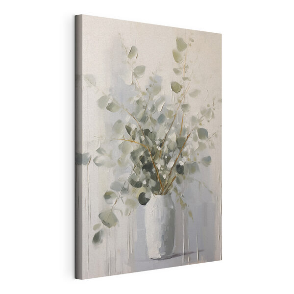 Canvas Schilderijen Schilderij van een plant in een vaas (Artikelnummer: s46720) Canvas Schilderijen Canvas Schilderijen Schilderij van een plant in een vaas (Artikelnummer: s46720)