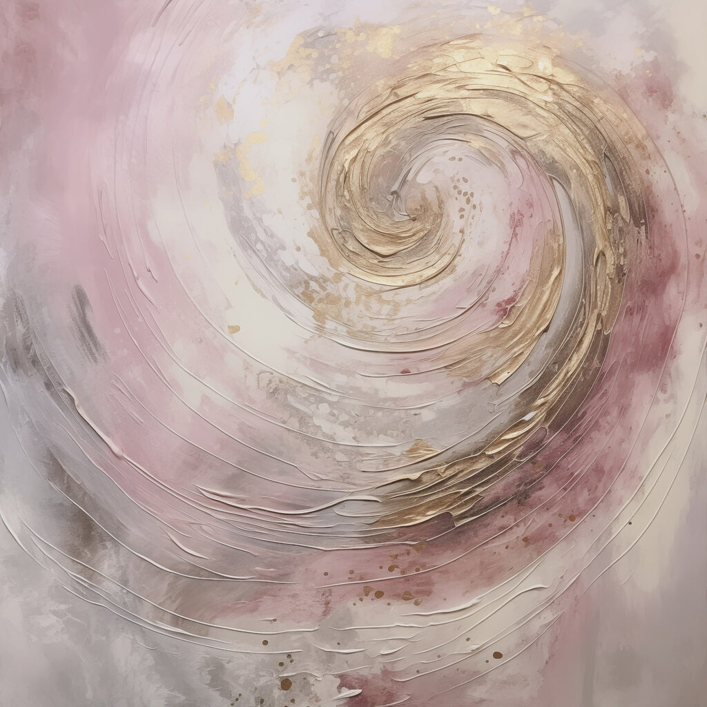 Painting of a swirl Painting of a swirl