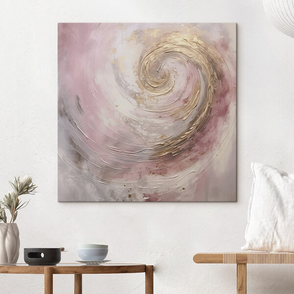 Canvas Schilderijen Schilderij van een werveling