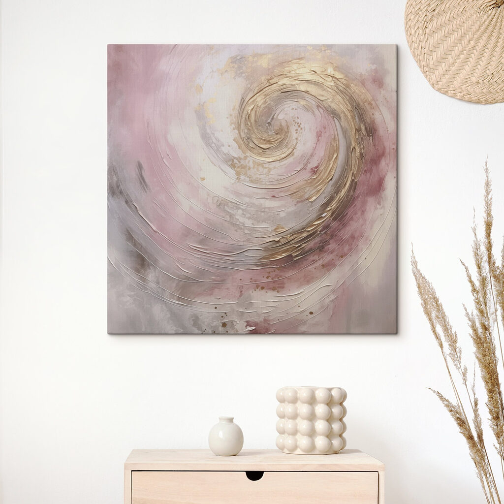 Painting of a swirl Painting of a swirl
