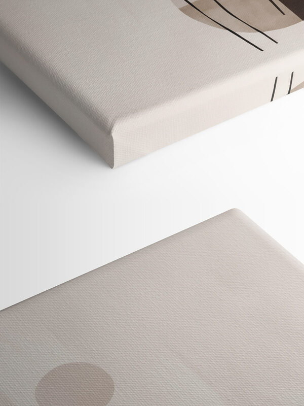 - Minimalist design with earthy tones
