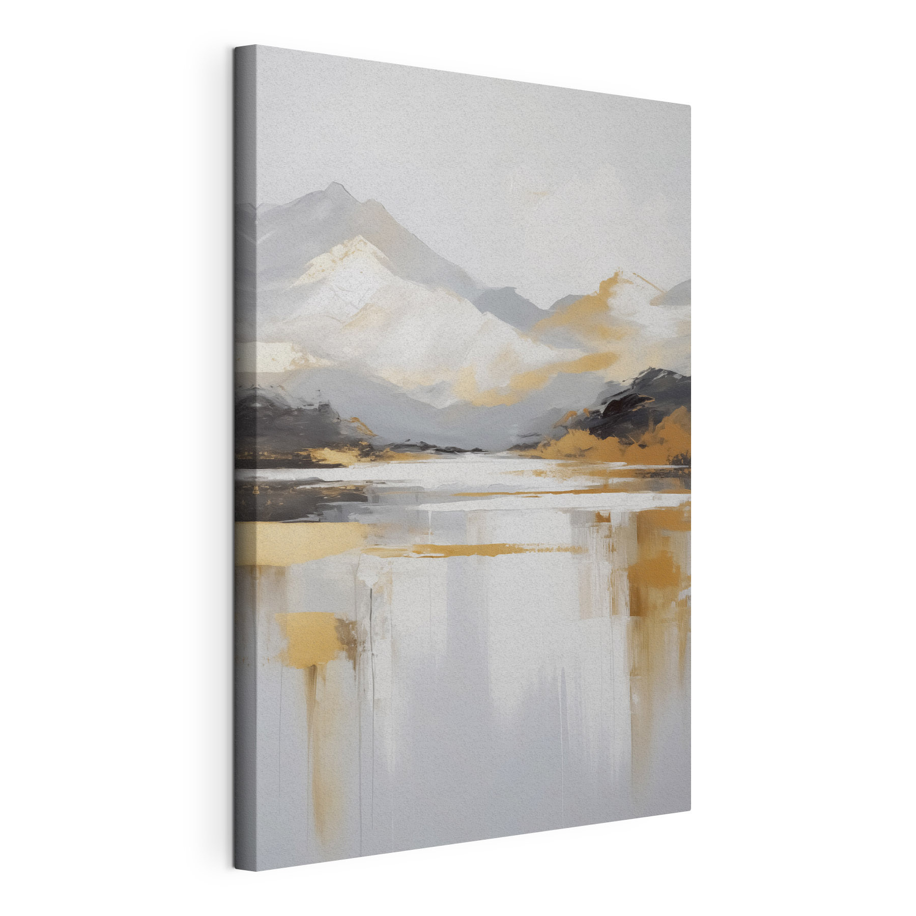 Painting of a mountain range Painting of a mountain range