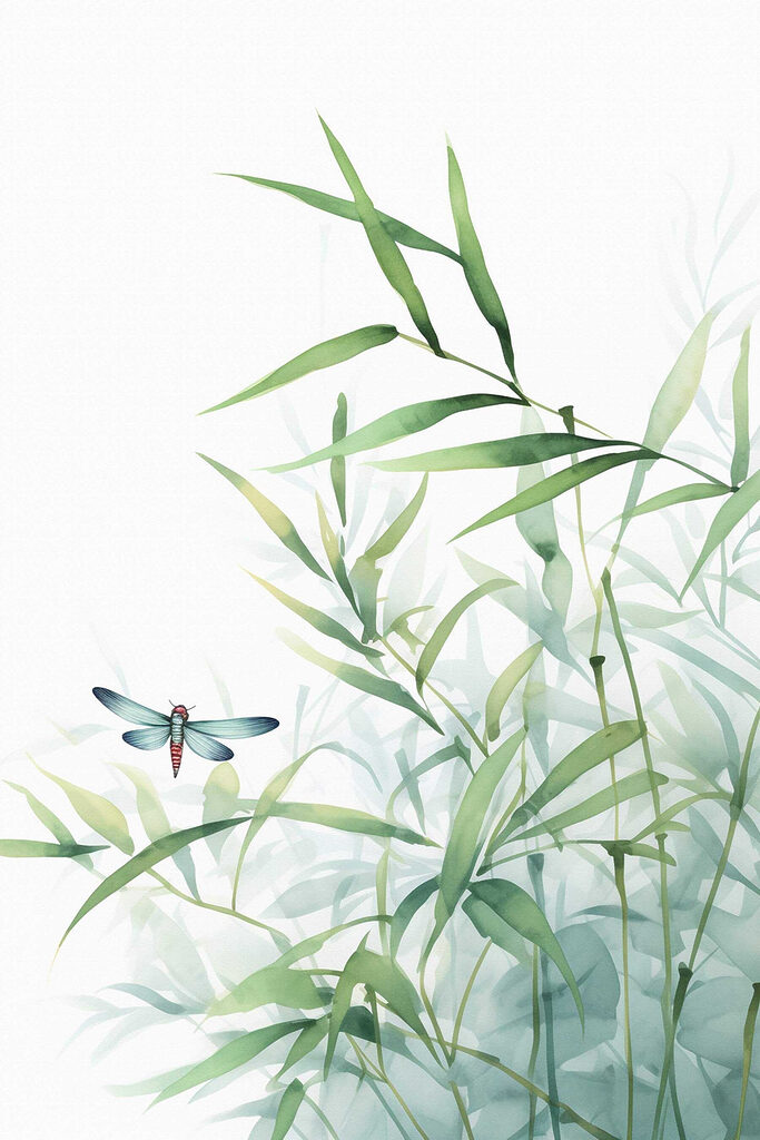 Dragonfly on a plant Dragonfly on a plant