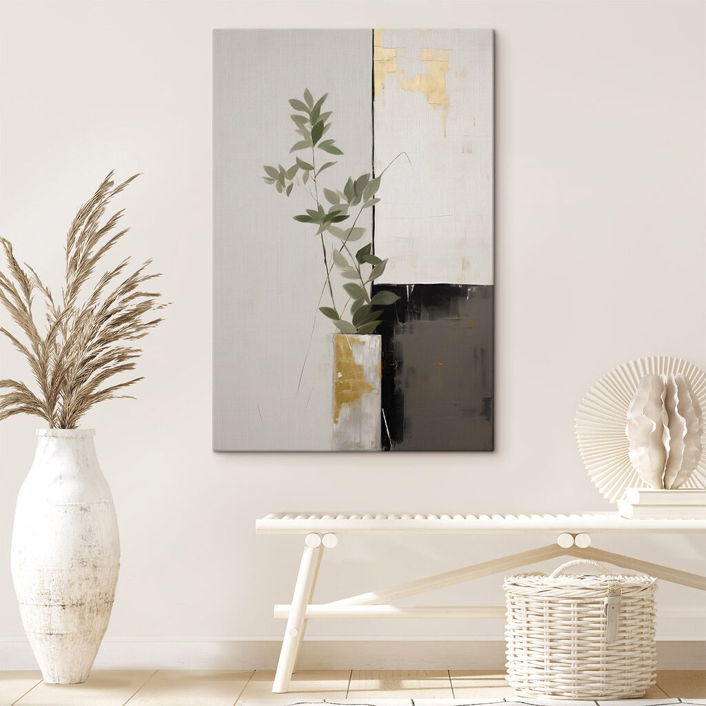 Painting of a plant in a pot
