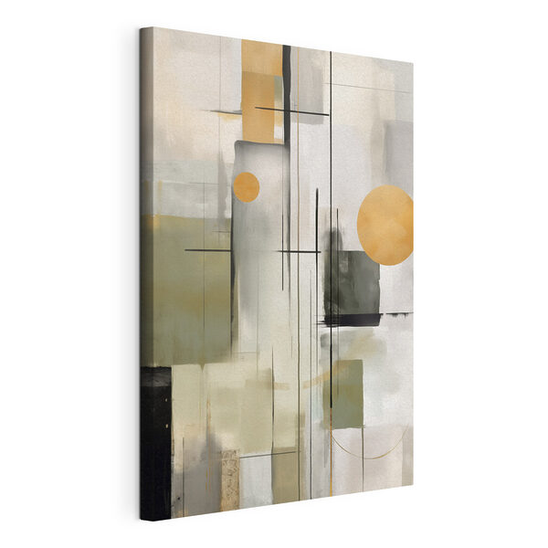 Canvas Schilderijen Schilderij van een wit en grijs kunstwerk (Artikelnummer: s46974) Canvas Schilderijen Canvas Schilderijen Schilderij van een wit en grijs kunstwerk (Artikelnummer: s46974)