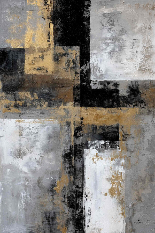 Abstract interplay of dark and light