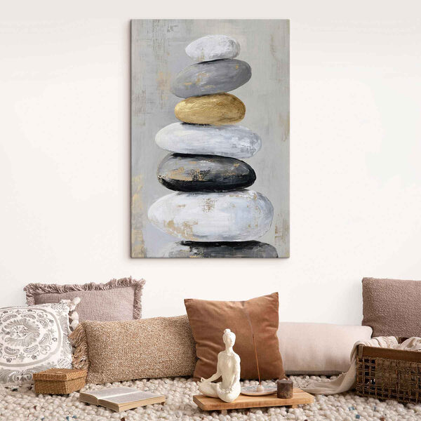 Painting of a stack of rocks Painting of a stack of rocks