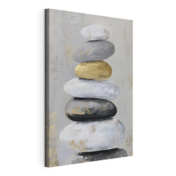 Canvas Schilderijen Schilderij van een stapel stenen (Artikelnummer: s47235) Canvas Schilderijen Canvas Schilderijen Schilderij van een stapel stenen (Artikelnummer: s47235)