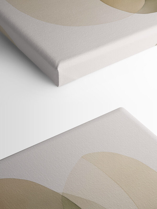 Soft curves in gentle earth tones Soft curves in gentle earth tones