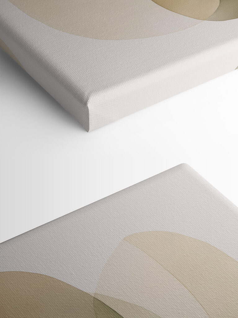Soft curves in gentle earth tones Soft curves in gentle earth tones